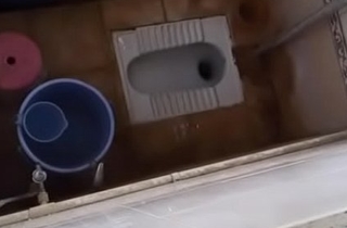 Desi college girl urinating caught almost bathroom hidden camera