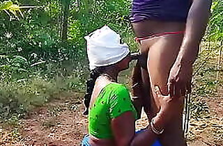 Outdoor youthful shore up steady fucking in slay rub elbows with forest
