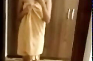Desi Punjabi girl taking off towel - unorthodox CameraGirl small talk
