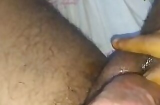 Oil massage for my huge black unearth