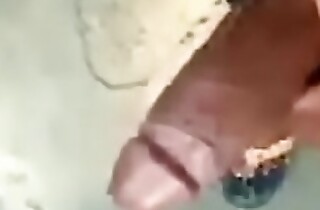 Desi guy showing his dick on video call