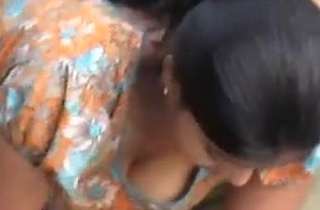 Showing boobs in publice hidden cam