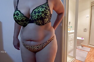 Debilitating My Sexy Bra, Openwork and Apparel - Milky Boobs and Butt Teasing 4K 60FPS