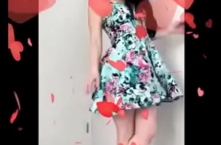 Girl pussy and ass seen when dancing