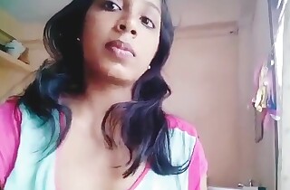 Today Exclusive- Cute Desi Explicit Play With Her Bosom Part 2