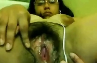 20 one yr old Bushy Indian Angel on Livecam with me 1-4-12