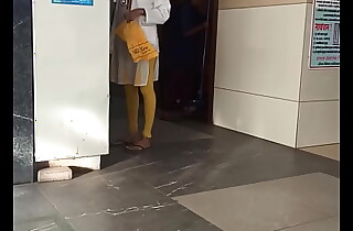 Indian nurse downcast mean leggings hidden web camera at hospital