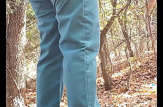 1 soles high Multiple cum shots Alan Prasad in criss-cross with lean tight sexy jeans butt.  Desi boy discharges Brobdingnagian load in forest. Indian dude cums like a pro with massive load.