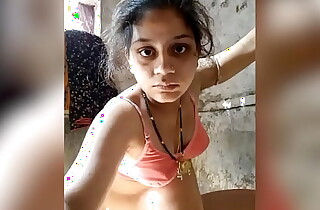Desi Bhabhi wash up with someone's skin addition of rubbing boobs