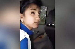 Desi Bangla Clg Girl Blowjob On Car
