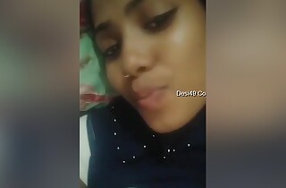 Today Exclusive- Cute Desi Girl Blowjob And Showing Her Boobs Decoration 2