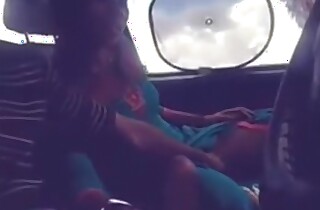 Tamil Lovers Car Foreplay Added to Outdoor Sex