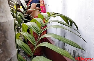 House Garden Clining Time Sex A Bengali Wife With Saree in Outdoor ( Official Video Apart from Villagesex91)