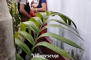 House Garden Clining Time Mating A Bengali Wife With Saree In Outdoor ( Official Video At the end of one's tether Villagesex91)