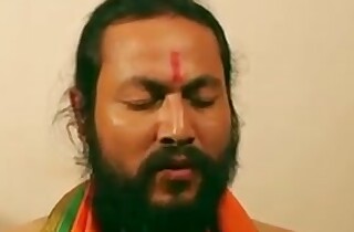 Swamiji liking with beautiful Bhabhi