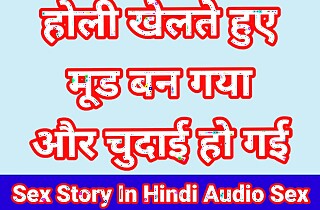 Holi Sex Video Encircling Hindi Audio Sex Description Desi Bhabhi Fucked Encircling Holi Full Xxx Video