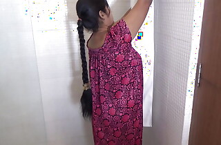 A desi Bhabi irrigation nude in Bathroom