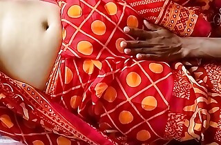 Red Saree Sonali Bhabi Making love By But Old egg ( Official Video By Villagesex91)