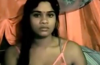 Indian girl reveals the brush body