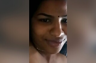 Today Exclusive- Desi Tamil Girl Showing Her Boobs And Pussy Greater than Video Call Part 1