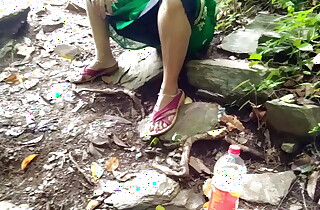 first ever outdoor sex with my neighbour aunty in jungle