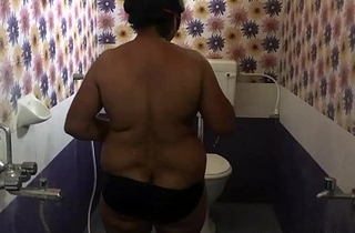Mallu Indian Bhabhi Taking Shower Filmed Unconnected with Her Husband
