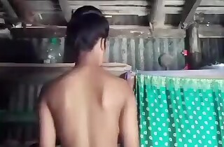 Grown up Bangladeshi Village Girl Striptease Front