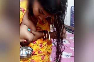 Milk Desi Girl Boobs Anxious for Nipple With Milk