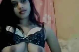 Another busty indian desi become man on webcam