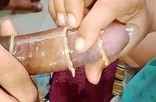 Desi Indian bhabhi dotted condom Mating