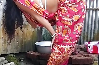 Red Saree Village Married wife Mating Official Video By Villagesex91