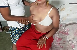 Aunty Who Is Stuck Under The Bed Was Given A Beautiful Sex In the matter of Clear Hindi Voice