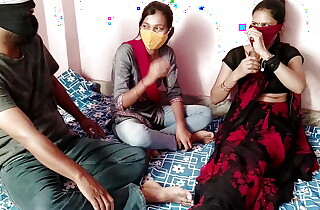 SoteliMaa Beti Ko Ek Sath Choda - Desi Indian trio Porn In Hindi