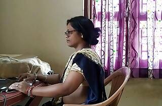 IT Engineer Trishala screwed with colleague on hot Silk Saree after a long time