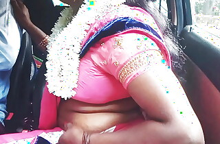 Telugu dirty talks, motor car sex, sexy saree aunty sex with auto driver. Part 1