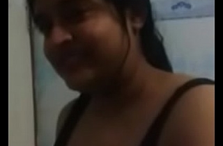 1~ Big boobs Paki Bhabi self titty pressing round an putting together of back selfie