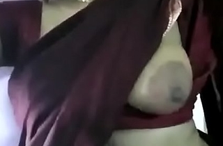 Indian Aunty drilled in saree