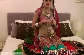 Gujarati Indian College Pamper Jasmine Mathur Garba Dance and Showing Bobbs