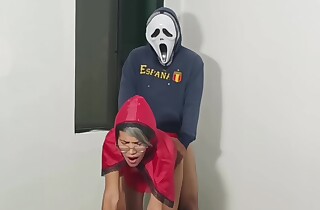 Fucking Little Red Railing Hoods Stepmother On Halloween