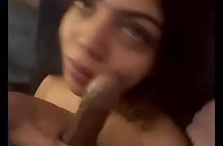 Face fucking my lil brown slut till that babe choked