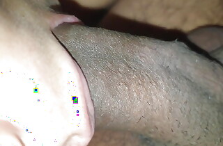 indian girlfriend giving messy oral job