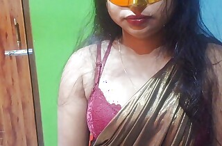 Indian bangoli husband shipwreck throw off his sexy wife to his boss so as not to be fired from work with bangla audio