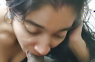 Sarita bhabhi engulfing Cock and cum in mouth