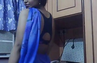 Horny lily in blue sari indian babe sex video - p com