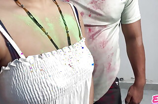 Fucked with Step-brother vulnerable Holi
