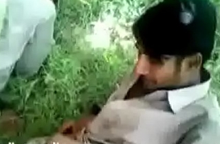 Indian Str8 Boy Playing Around To Dramatize expunge Bushes