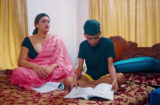 Desi Stepmom Taught Her Stepson How To Do Sex While He Was Studying (hindi Audio)