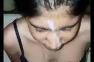 Indian teen love object facialized