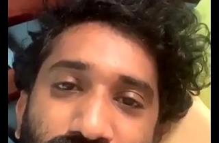 Indian beard black flannel cum in shower