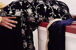 Stepmom Trapped Adjacent to The Washing Machine Pretence of Hard Shafting by Stepson